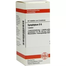 SYMPHYTUM D 6 tabletes, 80 kapsulas