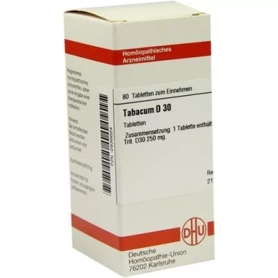 TABACUM D 30 tabletes, 80 kapsulas