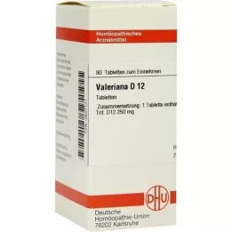 VALERIANA D 12 tabletes, 80 kapsulas