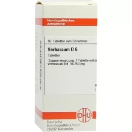 VERBASCUM D 6 tabletes, 80 kapsulas