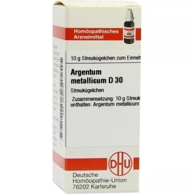 ARGENTUM METALLICUM D 30 bumbiņas, 10 g