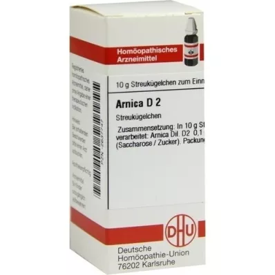 ARNICA D 2 globules, 10 g