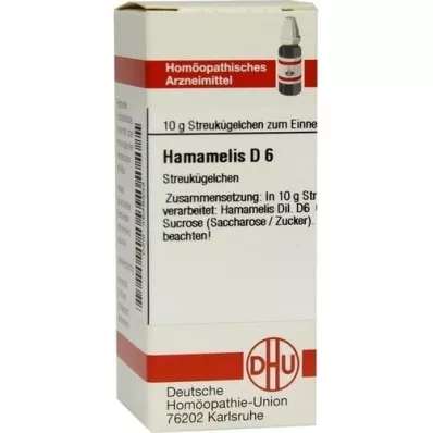 HAMAMELIS D 6 lodītes, 10 g