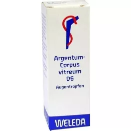 ARGENTUM CORPUS Vitreum D 6 acu pilieni, 10 ml