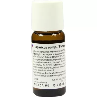 AGARICUS COMP./Fosfora maisījums, 50 ml