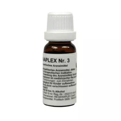 REGENAPLEX Nr. 3 pilieni, 15 ml REGENAPLEX Nr. 3 pilieni, 15 ml