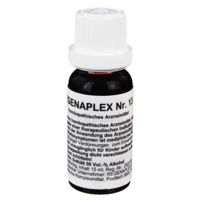 REGENAPLEX Nr.13 pilieni, 15 ml REGENAPLEX Nr.13 pilieni, 15 ml