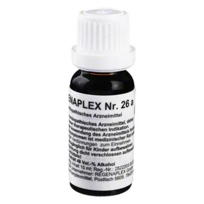 REGENAPLEX Nr. 26 a pilieni, 15 ml REGENAPLEX Nr. 26 a pilieni, 15 ml