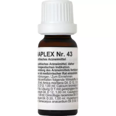 REGENAPLEX Nr. 43 pilieni, 15 ml