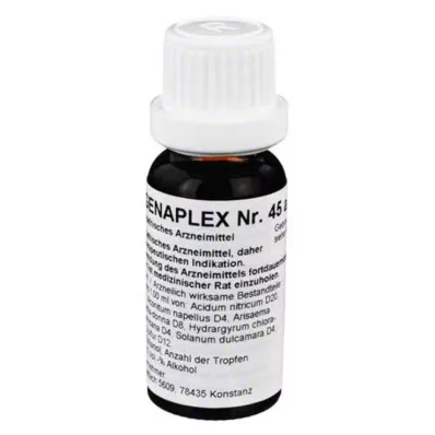 REGENAPLEX Nr.45 a pilieni, 15 ml REGENAPLEX Nr.45 a pilieni, 15 ml