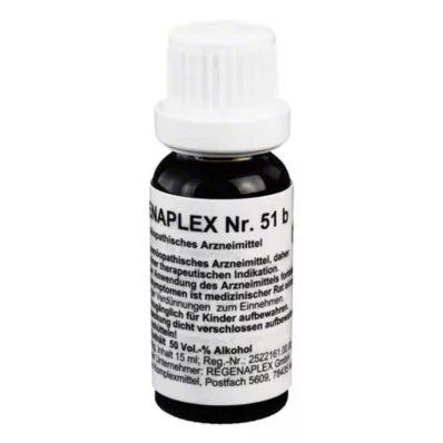 REGENAPLEX Nr.51 b pilieni, 15 ml