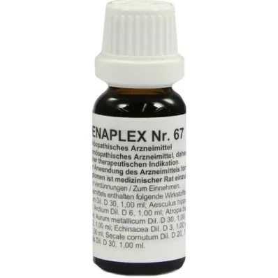REGENAPLEX Nr. 67 pilieni, 15 ml