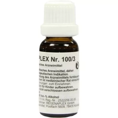 REGENAPLEX Nr. 100/3 pilieni, 15 ml