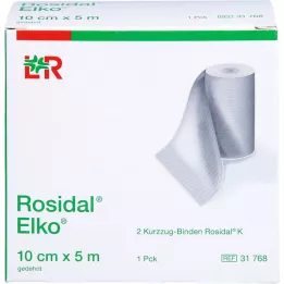 ROSIDAL Elko 10 cmx5 m īsa stiepuma pārsējs, 2 gab