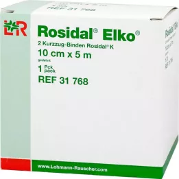 ROSIDAL Elko 10 cmx5 m īsa stiepuma pārsējs, 2 gab