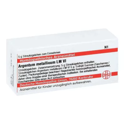 ARGENTUM METALLICUM LM VI Globules, 5 g
