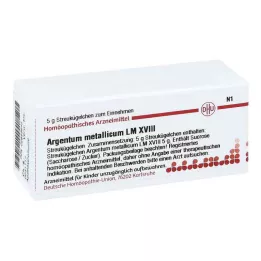 ARGENTUM METALLICUM LM XVIII Globules, 5 g