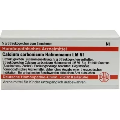 CALCIUM CARBONICUM Hahnemanni LM VI Globules, 5 g