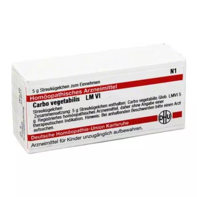 CARBO VEGETABILIS LM VI Globules, 5 g CARBO VEGETABILIS LM VI Globules, 5 g