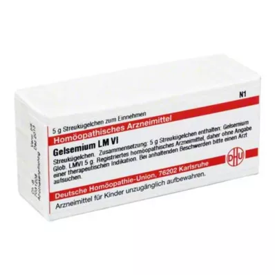 GELSEMIUM LM VI Globules, 5 g GELSEMIUM LM VI Globules, 5 g