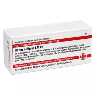 HEPAR SULFURIS LM VI Globules, 5 g