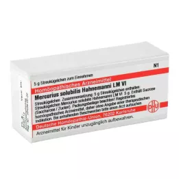 MERCURIUS SOLUBILIS Hahnemanni LM VI Globules, 5 g