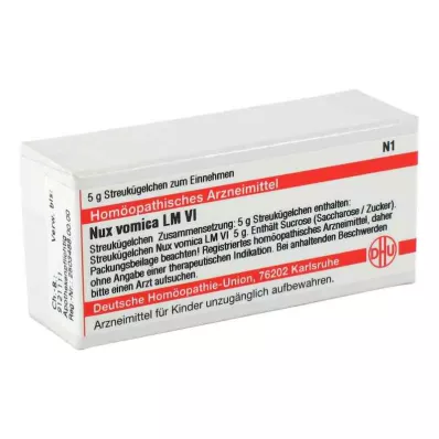 NUX VOMICA LM VI Globules, 5 g NUX VOMICA LM VI Globules, 5 g