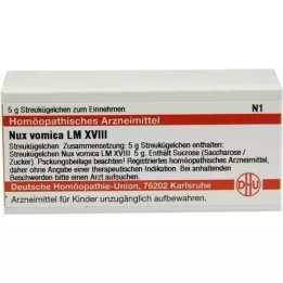 NUX VOMICA LM XVIII Globules, 5 g