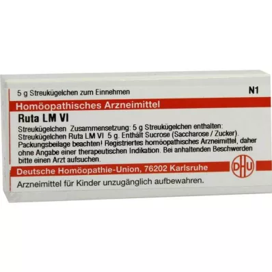 RUTA LM VI Globules, 5 g RUTA LM VI Globules, 5 g
