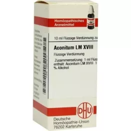 ACONITUM LM XVIII Atšķaidījums, 10 ml