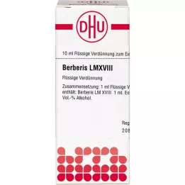 BERBERIS LM XVIII Atšķaidījums, 10 ml