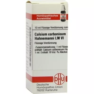 CALCIUM CARBONICUM Hahnemanni LM VI Atšķaidījums, 10 ml