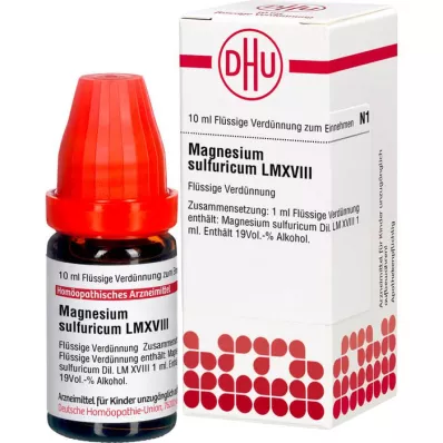 MAGNESIUM SULFURICUM LM XVIII Atšķaidījums, 10 ml