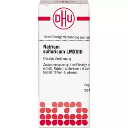 NATRIUM SULFURICUM LM XVIII Atšķaidījums, 10 ml