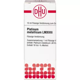 PLATINUM METALLICUM LM XVIII Atšķaidījums, 10 ml