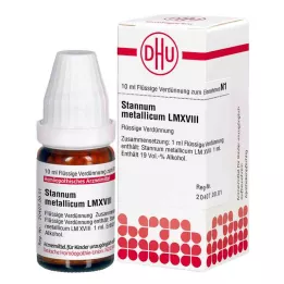 STANNUM METALLICUM LM XVIII Atšķaidījums, 10 ml