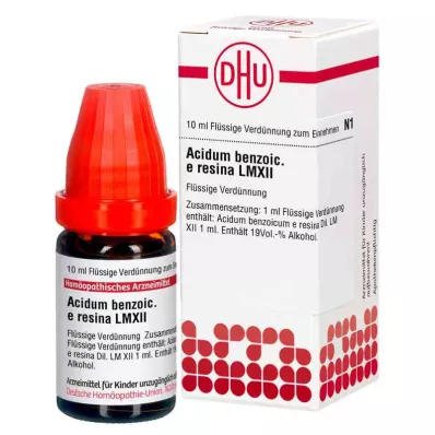 ACIDUM BENZOICUM e resina LM XII Atšķaidījums, 10 ml ACIDUM BENZOICUM e resina LM XII Atšķaidījums, 10 ml