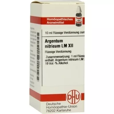 ARGENTUM NITRICUM LM XII Atšķaidījums, 10 ml