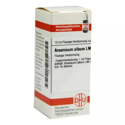 ARSENICUM ALBUM LM XII Atšķaidījums, 10 ml ARSENICUM ALBUM LM XII Atšķaidījums, 10 ml