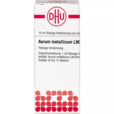 AURUM METALLICUM LM XXIV Atšķaidījums, 10 ml