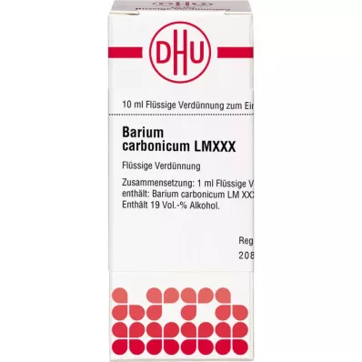 BARIUM CARBONICUM LM XXX Atšķaidījums, 10 ml