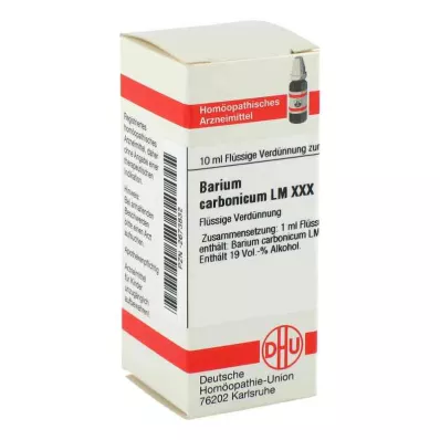 BARIUM CARBONICUM LM XXX Atšķaidījums, 10 ml BARIUM CARBONICUM LM XXX Atšķaidījums, 10 ml