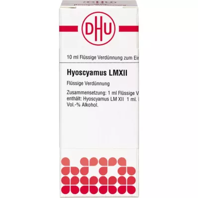 HYOSCYAMUS LM XII Atšķaidījums, 10 ml