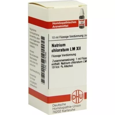 NATRIUM CHLORATUM LM XII Atšķaidījums, 10 ml