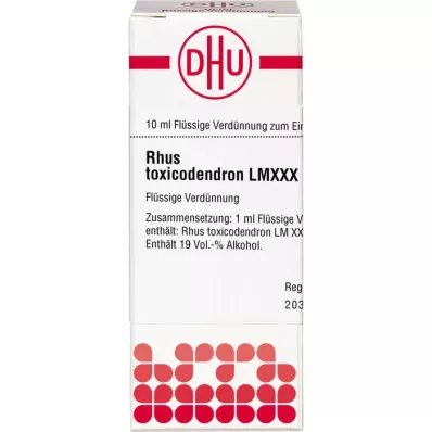 RHUS TOXICODENDRON LM XXX Atšķaidījums, 10 ml