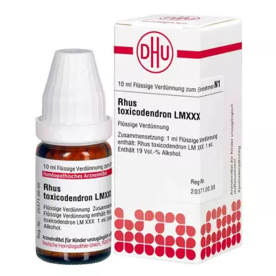 RHUS TOXICODENDRON LM XXX Atšķaidījums, 10 ml
