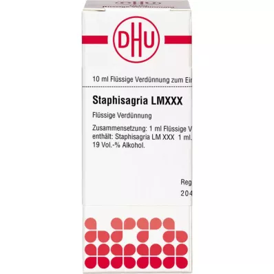 STAPHISAGRIA LM XXX Atšķaidījums, 10 ml
