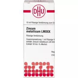 ZINCUM METALLICUM LM XXX Atšķaidījums, 10 ml