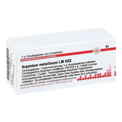 ARGENTUM METALLICUM LM XXX Globules, 5 g ARGENTUM METALLICUM LM XXX Globules, 5 g