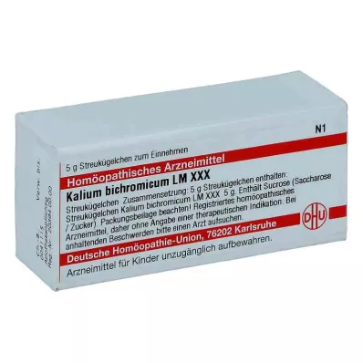 KALIUM BICHROMICUM LM XXX Globules, 5 g KALIUM BICHROMICUM LM XXX Globules, 5 g